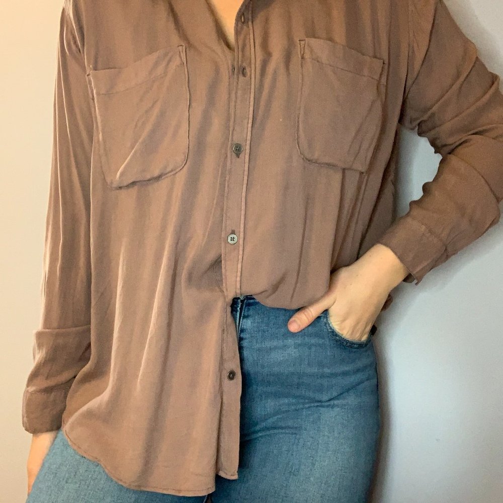 Mudd Button Up Blouse - Picture 3 of 4